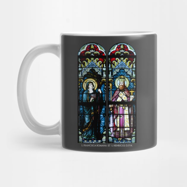 Holy Patrons of Benedictine Oblates: Saint Frances of Rome and Saint Henry II, King by Catholicamtees